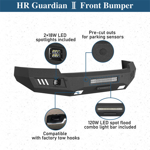 Front Bumper(14-15 Chevy Silverado 1500) - ultralisk4x4