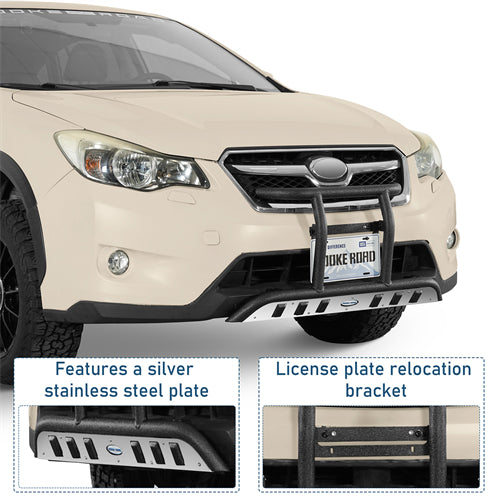 Rally light Bar Tubular Front Bumper For 2013-2017 Subaru XV Crosstrek - Ultralisk4x4