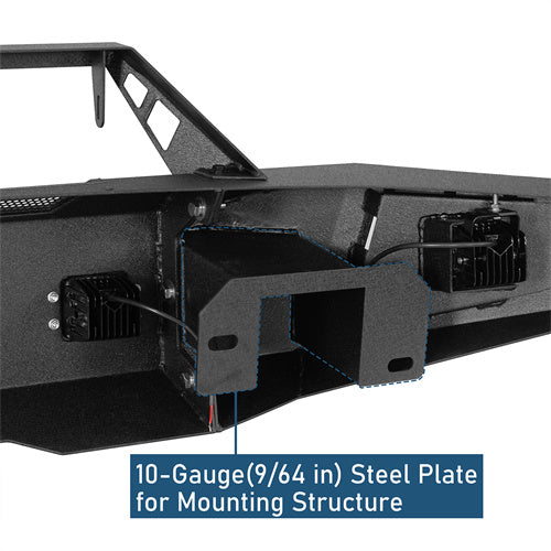 Full Width Front Bumper with Angled Hoop(09-14 Ford F-150,Excluding Raptor) - ultralisk4x4
