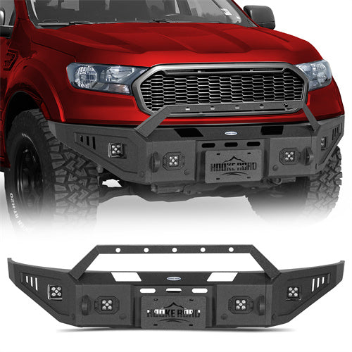 Front Bumper w/ Winch Plate For 2019-2023 Ford Ranger - Ultralisk4x4