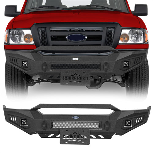 Front Bumper w/ LED Spotlights Included For 1998-2011 Ford Ranger - Ultralisk4x4
