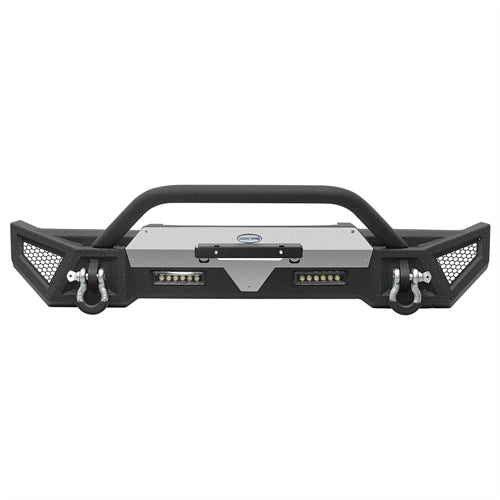 Winglet Stubby Front Bumper For 2018-2025 Jeep Wrangler JL & Gladiator JT - Ultralisk4x4