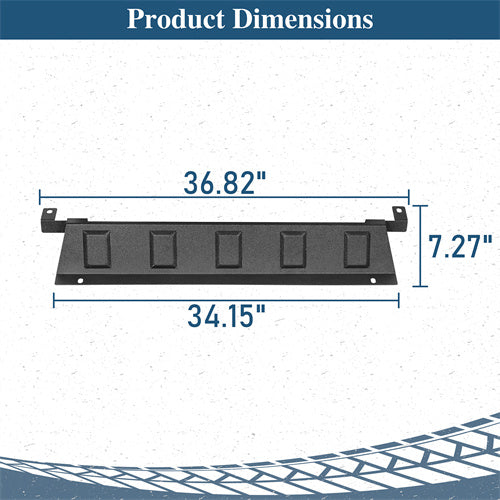 Off-road Front Bumper For 2018-2025 Jeep Wrangler JL & Gladiator JT - Ultralisk4x4