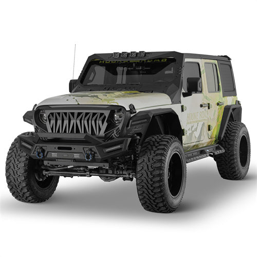 Off-road Front Bumper For 2018-2025 Jeep Wrangler JL & Gladiator JT - Ultralisk4x4