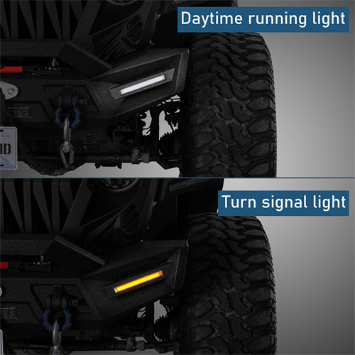 Off-road Front Bumper For 2018-2025 Jeep Wrangler JL & Gladiator JT - Ultralisk4x4