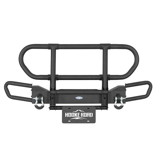 Rock Crawler Front Bumper w/ Grille Guard Brush Guard For 1987-2006 Jeep Wrangler YJ TJ - Ultralisk4x4-u1068-3