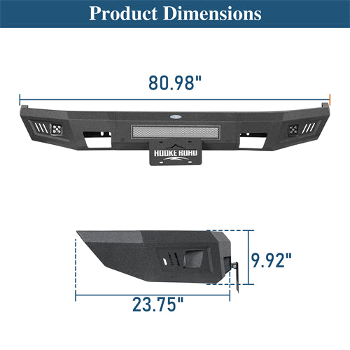 Front Bumper For 2017-2024 Nissan Titan 17-24(Excluding Titan XD) - Ultralisk4x4