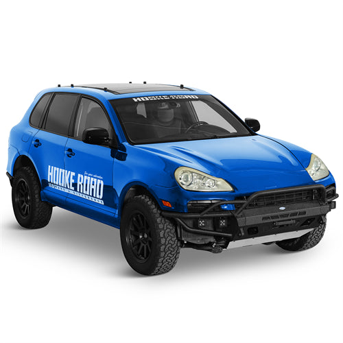 Tube Front Bumper w/ 4 LED Spot Lights For 2008-2010 Porsche Cayenne 957 - Ultralisk4x4