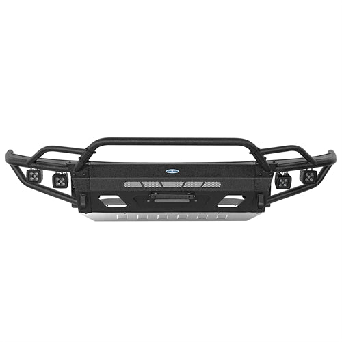 Tube Front Bumper w/ 4 LED Spot Lights For 2008-2010 Porsche Cayenne 957 - Ultralisk4x4