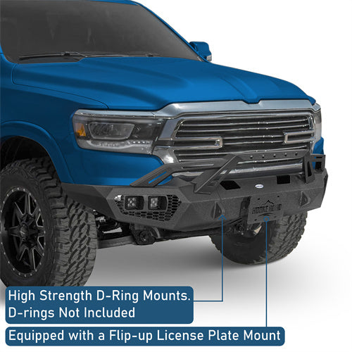 Off-Road Front Bumper For 2019-2024 Ram 1500(Excluding EcoDiesel, Rebel & TRX, Classic Models) - Ultralisk4x4