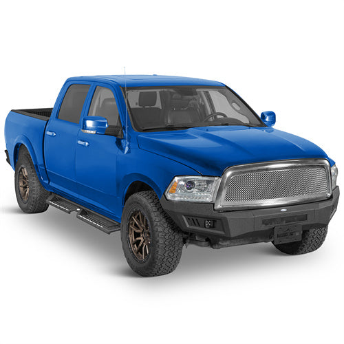 Road Trip Front Bumper w/ LED spotlights included For 2009-2012 Ram 1500 - Ultralisk4x4