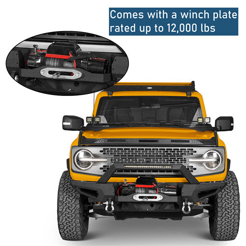 Aftermarket Front & Rear Bumper For 2021-2025 Ford Bronco (Excluding Raptor) - ultralisk4x4