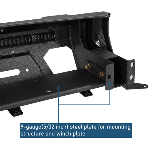 Aftermarket Blink Stubby Front Bumper For 2014-2024 Toyota 4Runner - Ultralisk4x4-u9819-9