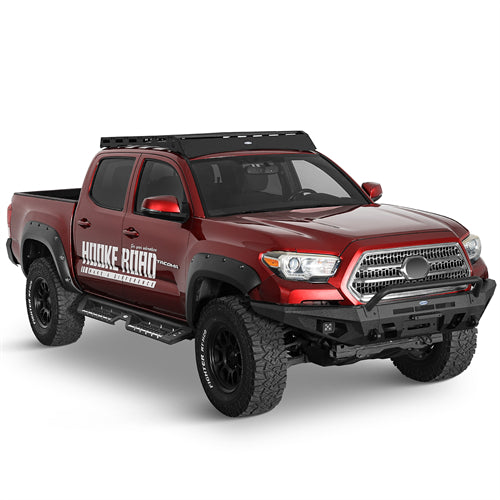 Front Bumper w/ LED Spotlights For 2016-2023 Toyota Tacoma - Ultralisk4x4
