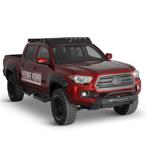 Blink Stubby Front Bumper w/ LED Spotlight Bar For 2016-2023 Toyota Tacoma - Ultralisk4x4