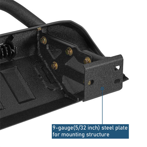 Blink Stubby Front Bumper w/ LED Spotlight Bar For 2016-2023 Toyota Tacoma - Ultralisk4x4