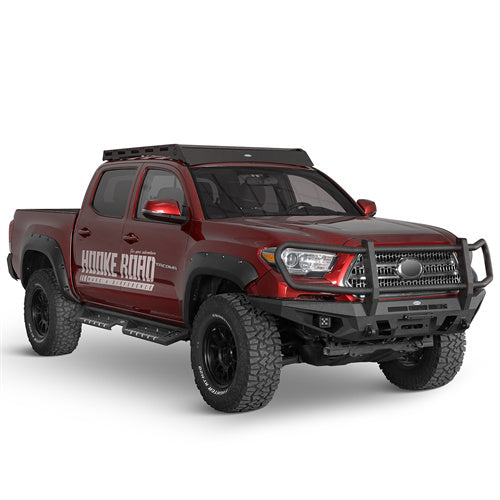 Road Trip Front Bumper w/ Grille Guard For 2016-2023 Toyota Tacoma - Ultralisk4x4-u4232-2