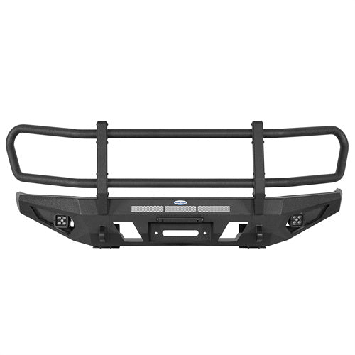 Road Trip Front Bumper w/ Grille Guard For 2016-2023 Toyota Tacoma - Ultralisk4x4-u4232-3