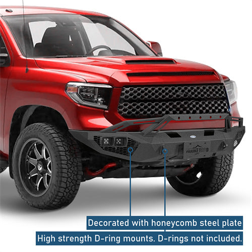 Off-Road Front Bumper w/ LED Lights For 2014-2021 Toyota Tundra F-350 - Ultralisk4x4-u5010-5