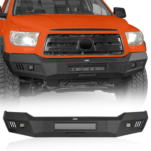 Toyota Tundra 2007-2013 Front Bumper Replacement Textured Black - ultralisk4x4