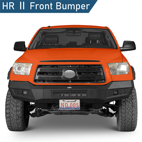 Toyota Tundra 2007-2013 Front Bumper Replacement Textured Black - ultralisk4x4