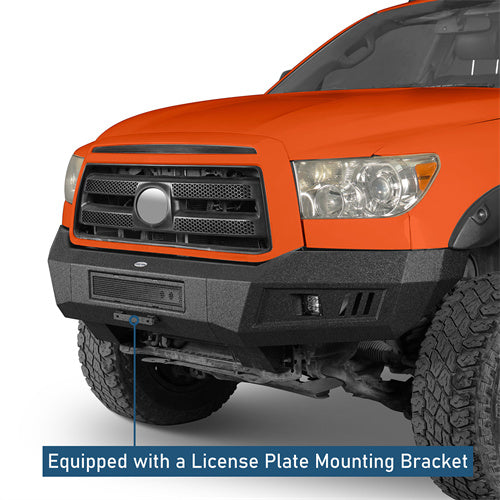 Toyota Tundra 2007-2013 Front Bumper Replacement Textured Black - ultralisk4x4