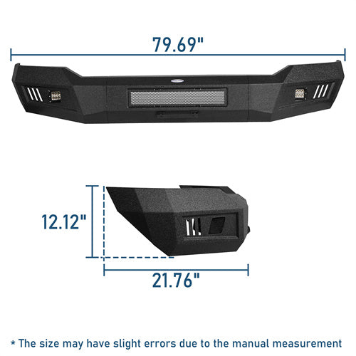 Toyota Tundra 2007-2013 Front Bumper Replacement Textured Black - ultralisk4x4