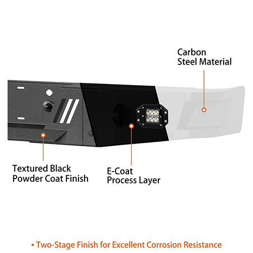 Ford F-150 Front Bumper & Rear Bumper Back Bumper for 2009-2014 Ford F-150 ultralisk4x4 ULB.8202+8204 23