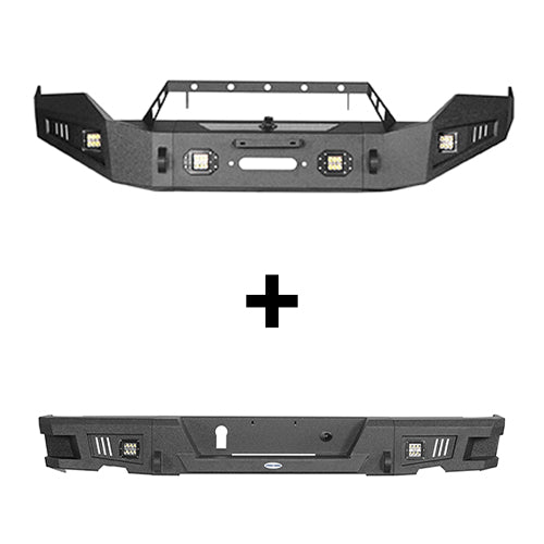 Dodge Ram Front Bumper & Rear Bumper for 2013-2018 Dodge Ram 1500 ultralisk4x4 ULB.6001+6005 2