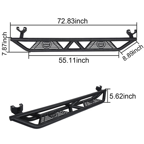 Front Bumper & Running Boards(07-18 Jeep Wrangler JK) - ultralisk4x4