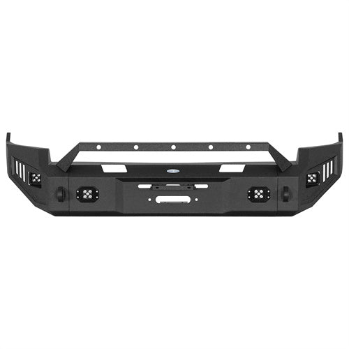 Road Trip Front Full-Width Bumper w/ LED Spotlights For 2009-2012 Ram 1500 - Ultralisk4x4-u6202-3