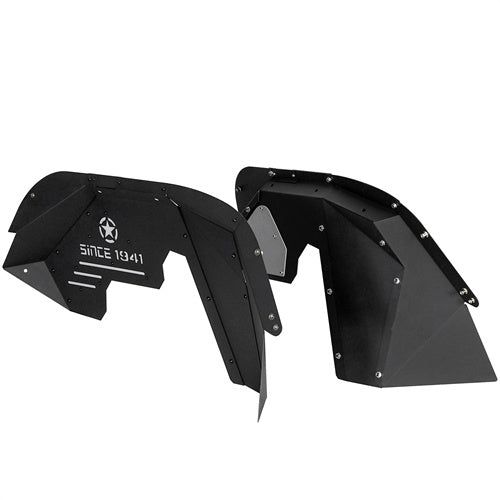 Aluminum Front Inner Fender Liners For 2007-2018 Jeep Wrangler JK - Ultralisk4x4