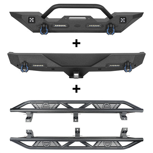 Front Bumper & Rear Bumper & Running Boards(18-25 Jeep Wrangler JL) - ultralisk4x4