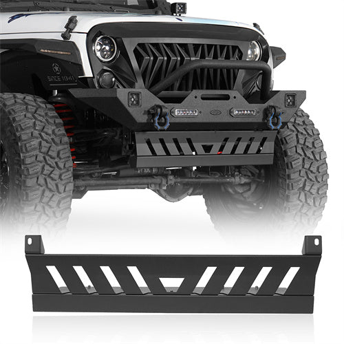 Front Skid Plate For 2007-2018 Jeep Wrangler JK - Ultralisk4x4