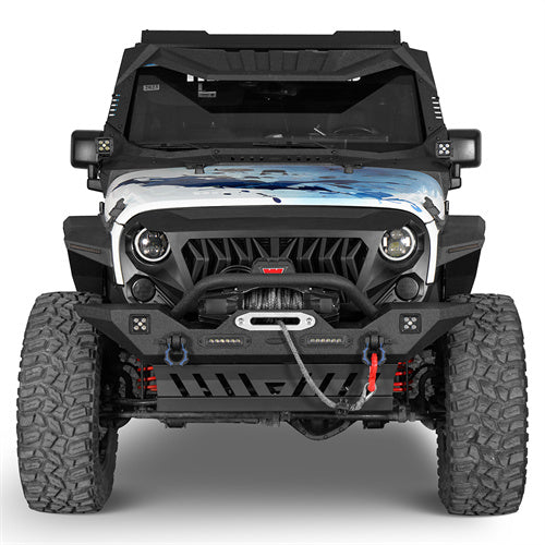 Front Skid Plate For 2007-2018 Jeep Wrangler JK - Ultralisk4x4
