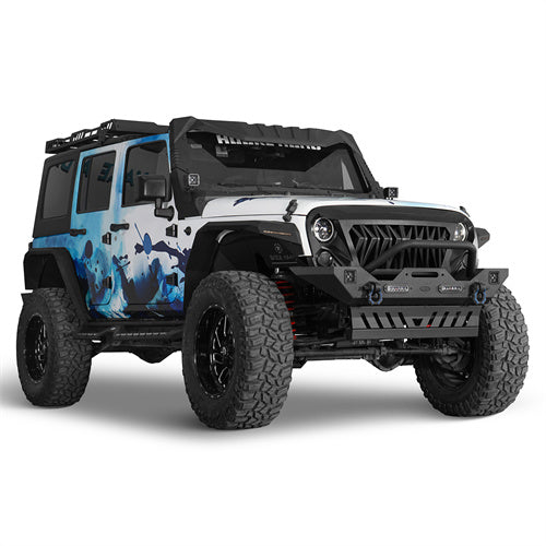 Front Skid Plate For 2007-2018 Jeep Wrangler JK - Ultralisk4x4