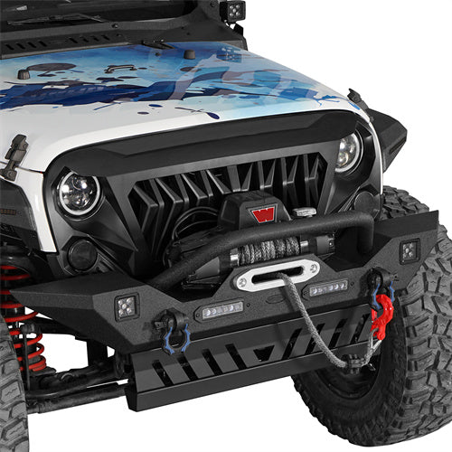 Front Skid Plate For 2007-2018 Jeep Wrangler JK - Ultralisk4x4