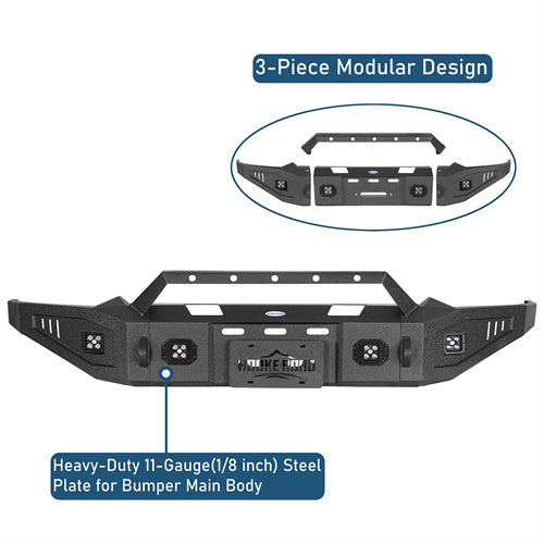 Road Trip Full Width Front Bumper For 2019-2024 Ram 1500 (Excluding EcoDiesel, Rebel & TRX, Classic Models) - Ultralisk4x4
