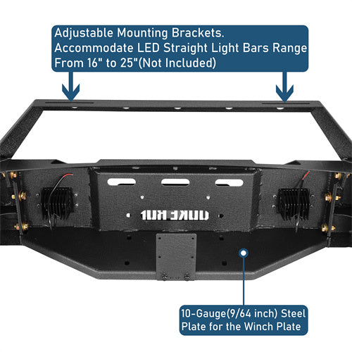Road Trip Full Width Front Bumper For 2019-2024 Ram 1500 (Excluding EcoDiesel, Rebel & TRX, Classic Models) - Ultralisk4x4