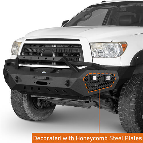 Full Width Front Bumper & Rear Bumper for 2007-2013 Toyota Tundra - ultralisk4x4 ULB.5200+5206 11