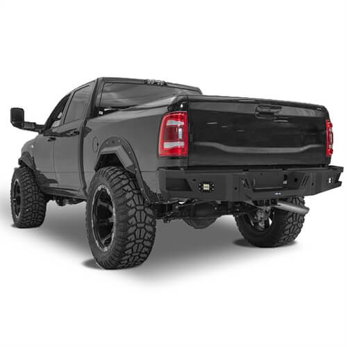 Full Width Front Bumper & Rear Bumper w/ Led Lights for 2019-2021 Dodge Ram 2500 - ultralisk4x4 ULB.6302+ULB.6304 6