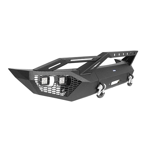 Front Bumper w/ Grill Guard & Rear Bumper for 2009-2014 Ford F-150 Excluding Raptor ultralisk4x4 ULB.8200+8204 18