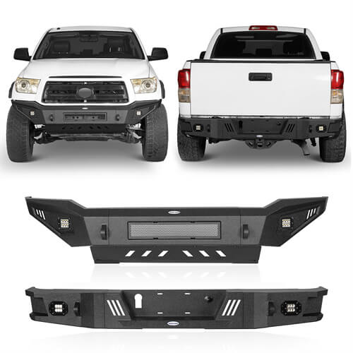 Full Width Front Bumper & Rear Bumper for 2007-2013 Toyota Tundra ul52045206s 2