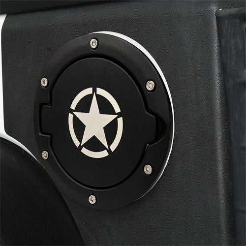 Gas Cap Cover Fuel Filler Door For 2007-2018 Jeep Wrangler JK - Ultralisk4x4