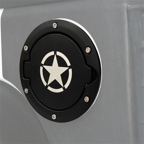 Gas Cap Cover Fuel Filler Door For 2007-2018 Jeep Wrangler JK - Ultralisk4x4