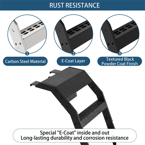 Rear Hatch Ladder For 2003-2009 Toyota 4Runner w/o Spoiler - Ultralisk4x4