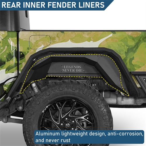 Legend Rear Inner Fender Liners For 2020-2025 Jeep Gladiator JT - Ultralisk4x4