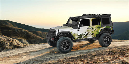 Front & Rear Aluminum Inner Fender Liners For 2007-2018 Jeep Wrangler JK - Ultralisk4x4