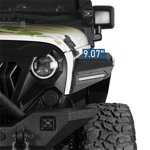 Off Road Front & Rear Fender Flares For 2007-2018 Jeep Wrangler JK - Ultralisk4x4