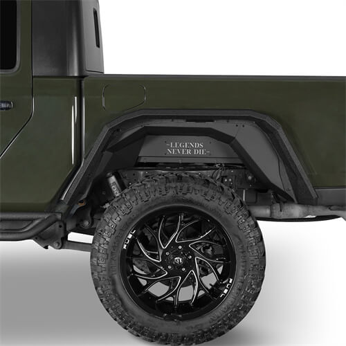 20-23 Jeep Gladiator JT Steel Rear Inner Fender Liners Wheel Liners - Ultralisk4x4 ul7014s 3